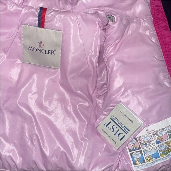 Moncler pink baby coat - Picture 4 of 6